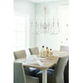 thumbnail image 3 of Kira Home London 33" 6-Light French Country Chandelier, Adjustable Height, Withered White Finish, 3 of 7