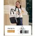 thumbnail image 6 of LOVEVOOK Puffer Laptop Backpack for Women, 15.6 Inch Work Backpack Purses for Nurse Teacher College, Personal Item Travel Bag Daypack with Water Holder, 6 of 6