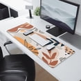 thumbnail image 2 of Pro Gaming Experience with Large Mouse Pad - Abstract Art Design, Non-Slip Rubber Base, Waterproof - Perfect Office Laptop Accessory - Modern Boho Leaves - Extended Desk Mousepad - 31.5 X 11.8 Inch, 2 of 7