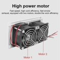 thumbnail image 5 of RV Caravan Exhaust Fan Side Vent Ventilation Range Hood Vent 12V 25W Strong Wind Low Noise for Motorhome Camper Accessories, 5 of 5