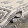 thumbnail image 5 of 7' X 9' Cream Geometric Stain Resistant Non Skid Indoor Outdoor Area Rug, 5 of 5