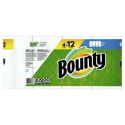 Bounty Select-A-Size Paper Towels, White, 4 Triple Rolls