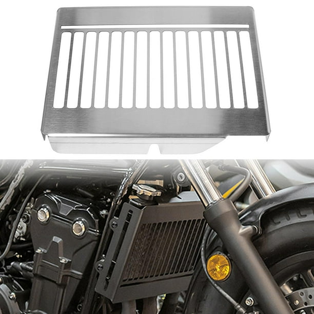de cubiertas de parrilla de protección de radiador de aluminio para REBEL CMX300 CM500 CM300 CMX 500300 CM 500300 Plata DYNWAVEMX Protector de radiador de motocicleta