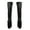 Black, variant on Eosunjian Gloves Full Finger Windproof Faux Leather Long Arm Gloves for Shopping