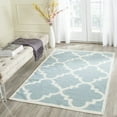 thumbnail image 3 of Safavieh Dhurries Light Blue/Ivory Area Rug, 3 of 5