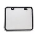 thumbnail image 1 of Square RV Storage Baggage Door, Heavy Duty Baggage Compartment Access Door Security   Proof Sound Insulation Rounded Corners with 2 Keys for, 1 of 8