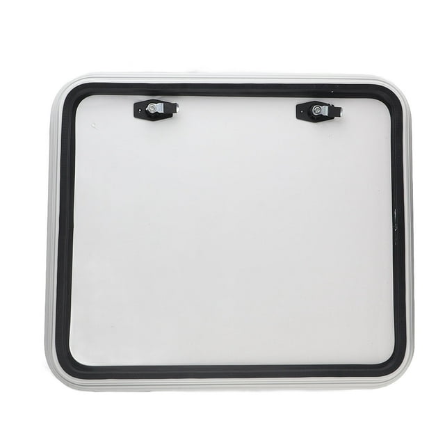 Square RV Storage Baggage Door, Heavy Duty Baggage Compartment Access Door Security Proof Sound Insulation Rounded Corners with 2 Keys for