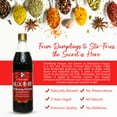 thumbnail image 7 of NPG Premium Authentic Chinkiang Vinegar 19.61 Fl Oz (580ml), 3 Years Aged Zhenjiang Black Rice Vinegar, Naturally Brewed Chinese Black Vinegar For Dumplings, Xiao Long Bao, Sushi, Salad, Marinade, 7 of 7