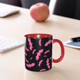 thumbnail image 6 of Halloween Coffee Mug, Halloween pink bats black cool Ceramic Tea Cups Halloween Party Cups for Hot/Cold Beverages, Cute Coffee Cups for Kitchen Holiday Gift Coffee Bar Accessories, 6 of 6