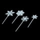 thumbnail image 4 of 4 adornos para cupcakes con forma de copo de nieve, palillos para donuts, decoración para baby shower Azul, 4 of 9
