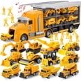 thumbnail image 1 of Juego de juguetes para camiones de construcción JOYIN 25 en 1 con sonido, 1 of 8