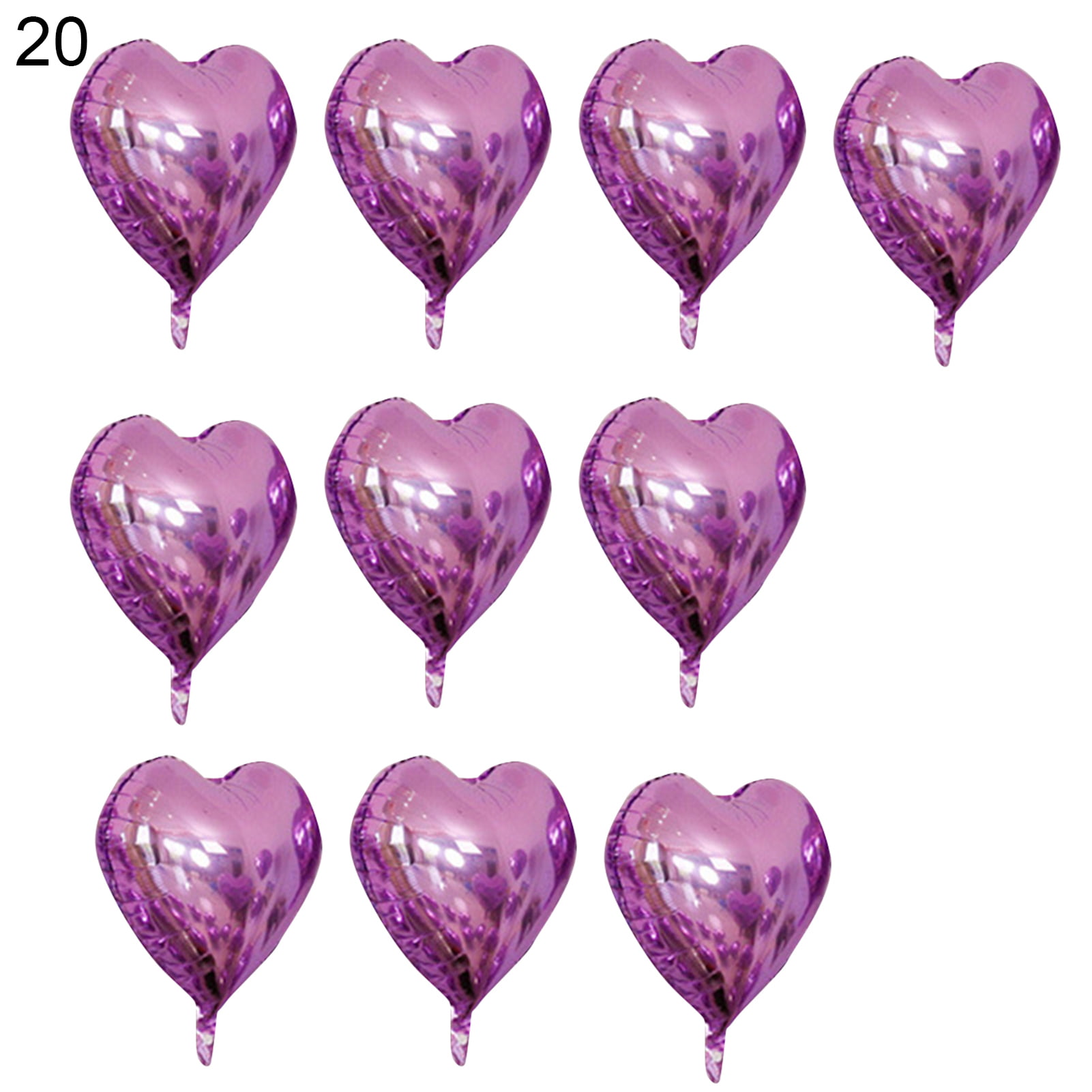 10Pcs 18" Birthday Party Decor Five-pointed Star Foil Balloon Wedding Decoration