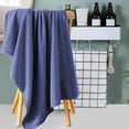 thumbnail image 7 of Quick Dry Cotton Bath Towel for Adults, Thick Absorbent Large Bathroom Towel with Hanging Loop, 7 of 7