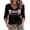 Black, variant on Women 911 25th Memorial Shirts 25th Anniversary Usa Shirts Casual Tops Patriotic We Will Never Forget Vintage Tee Tops