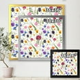 thumbnail image 4 of Designart 'Coloful Wildflowers Floral Pattern II' Traditional Framed Art Print, 4 of 4