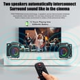 thumbnail image 3 of Máquina de karaoke JYX con 2 micrófonos inalámbricos Bluetooth, 3 of 7