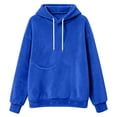 thumbnail image 6 of Aswuknt Pet Pouch Hoodie Men Fleece Kangaroo Pocket Dog Pouch Pullover Pet Carrier Sweatshirts Animal Holder Long Sleeve Casual Tops, 6 of 7