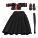 thumbnail image 3 of Conjunto de ropa marinera a escala 1:12, camisa corta, falda, minivestido resistente para mujer. Falda larga negra, 3 of 7