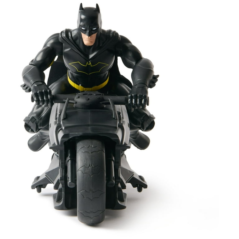 DC Comics, Batman Stealth Remote Control Batcycle with 12-Inch