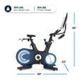 thumbnail image 4 of Echelon Connect EX-8s Smart Exercise Bike With 24" Class Curved HD Touchscreen and Magnetic Resistance, 4 of 13