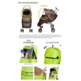 thumbnail image 4 of Manito Castle Alpha Stroller Weather Shield (Navy), 4 of 6