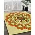 thumbnail image 2 of Ahgly Company Indoor Round Patterned Sedona Brown Area Rugs, 5' Round, 2 of 6
