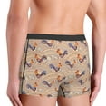 thumbnail image 4 of JUNZAN Roosters In Floral Mens Underwear Boxer Briefs for Men’s-Large, 4 of 7