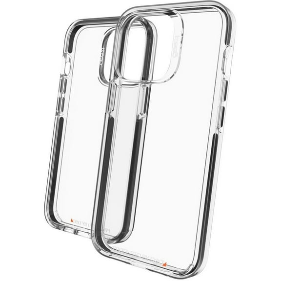 gear4 Santa Cruz - For Apple iPhone 13 Pro Smartphone - Black - Clear - Scratch Resistant, Impact Resistant, Yellowing Resistant, Drop Resistant, Shock Resistant, Bacterial Resistant, Odor Resistan...