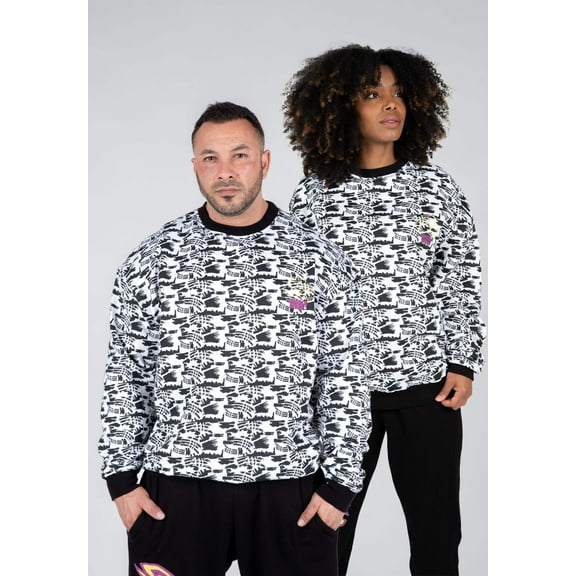 Legacy Oversized Sweatshirt - White/Black