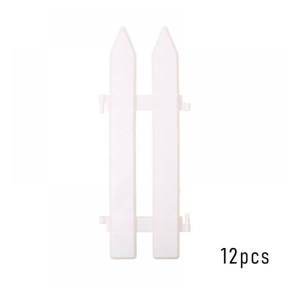 12/16pcs Garden Fence Picket Fence Ornament Courtyard Indoor or Outdoor Kindergarten Flower Garden Vegetable Small Fence Christmas Decoration(11*29 cm)