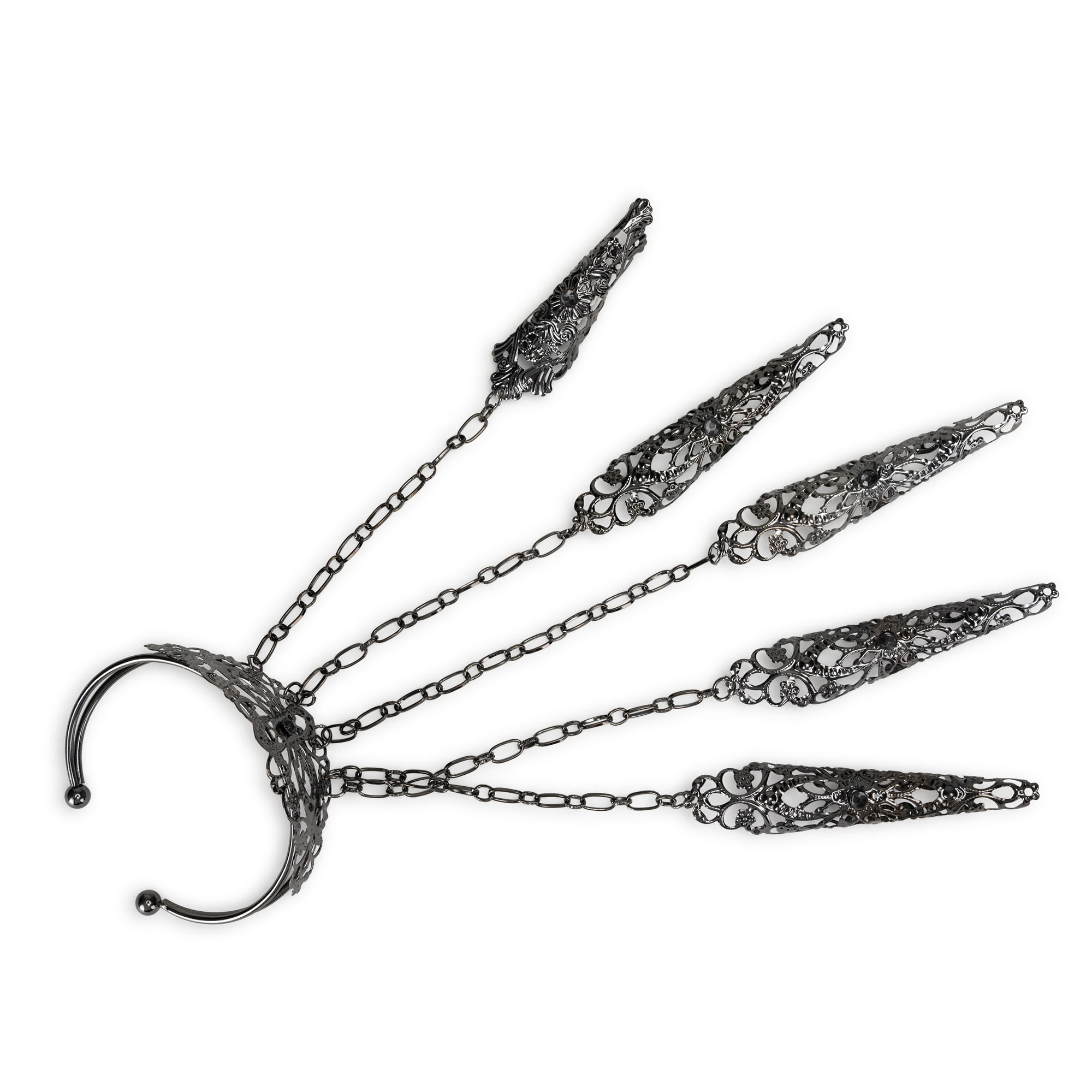 Gothic Bracelet Costume Accessory for Adults, Silver, Halloween by Way To Celebrate