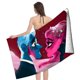 thumbnail image 4 of Lore Olympus Toalla de playa de secado rápido con diseño temático, regalo para mujeres y niñas, ideal para cumpleaños, fans, amantes de la música, uso en la playa o al aire libre, 78 × 180 cm, 4 of 6