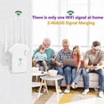 thumbnail image 5 of 5G 1200Mbps Wireless WiFi Repeater WiFi Signal Repeater 2.4G 5.8G Dual-Band Wi Fi Extender 6 Antenna Network Amplifier WPS Router 2024 New, 5 of 5