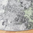 thumbnail image 3 of SAFAVIEH Adirondack Ladonna Abstract Area Rug, Green/Grey, 6' x 6' Round, 3 of 11