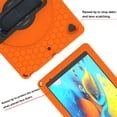 thumbnail image 6 of ELEHOLD for iPad 9th/8th/7th Generation 10.2 inch Rugged Case, Heavy Duty Protection Hand Strap Built-in Kickstand Crossbody Shoulder Strap Shockproof Case for iPad 10.2 inch 2021/2020/2019,Orange, 6 of 8