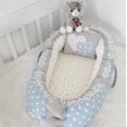 thumbnail image 1 of Babynest-cama nido de bebé recién nacido, cuna portátil, cama de viaje, salonu, cojín de almohada parachoques Fivean  unisex, 1 of 2