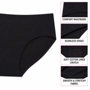 dELiA*s Girls Seamless Underwear Soft Stretch Bikini Panties for Girls and Teens 4 Pack