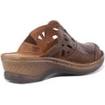 thumbnail image 3 of Josef Seibel Catalonia 41 Women's Leather Closed Toe Mule Sandal In Brown Size 6, 3 of 6