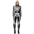 thumbnail image 1 of Disfraz de Cosplay de miedo para Halloween, ropa Sexy de Anime para mamá y yo, trajes de fantasía, monos de esqueleto, disfraz de miedo para niña, 1 of 4