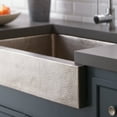 thumbnail image 5 of Native Trails Cpk91 Paragon 33" Farmhouse Single Basin Copper Kitchen Sink - Nickel, 5 of 7