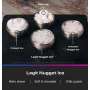 GE Profile™ Opal™ Nugget Ice Maker + Side Tank, Countertop Icemaker, Stainless Steel, 33lbs Daily Ice Production