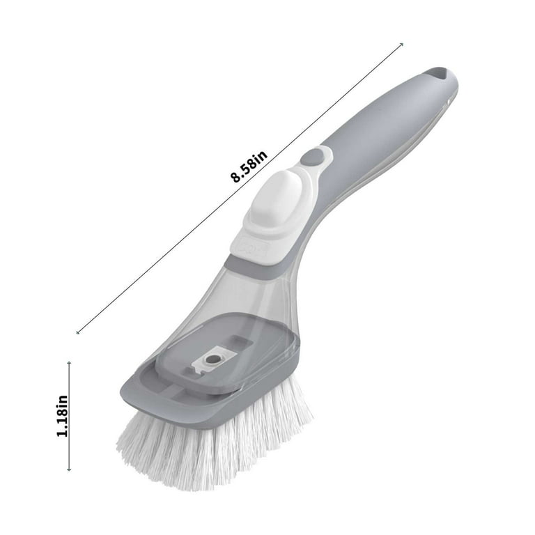 PRINxy Brushes For Dishwashing Brushes,2 In 1 Sponge And Bristles