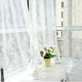 thumbnail image 3 of Cortinas de tul blancas Yuarrent de poliéster 145cm * 200cm 500G, 3 of 6