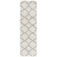 thumbnail image 5 of SAFAVIEH Hudson Jaye Plush Geometric Shag Area Rug, Ivory/Beige, 7' x 7' Round, 5 of 9