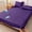 Dark Purple, variant on Soft Breathable Mattress Topper with Deep Pocket, Waterproof Mattress Protector for Bedroom, Dorm, Hotel