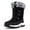 Black, variant on GUBARUN Women's Waterproof Winter Snow Boots Lightweight Warm Faux Fur Lined Mid-Calf Booties