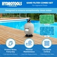 thumbnail image 2 of Swimline Hydrotools Ensemble Combo Filtre à Sable pour Piscine Creusée 31 Pouces, Capacité de 500lb, 2 of 9