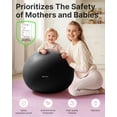 thumbnail image 2 of YOTTOY Anti-Burst Exercise Ball, 65 cm — Pink, Extra Thick for Yoga & Physical Therapy, 2 of 9