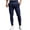 Blue, variant on YLSDY Mens Slim Fit Dress Pants Chino Casual Elastic Waist Slacks Trousers Fall Fashion Skinny Stretch Suit Pants Black XXL