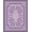 Purple, Pattern 15, variant on ODIKA 8'x10' Washable Area Rug Non-Slip Chair-Friendly Mat Greece Greek Key Meander Stripe Interlocking Bands Border Maze for Dining Room, Large Office, Lounge